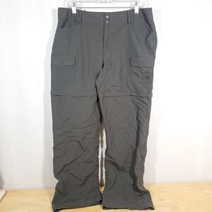 The North Face Paramount Convertible Pants Women's Sz 16 Grey Zip Off Hiking